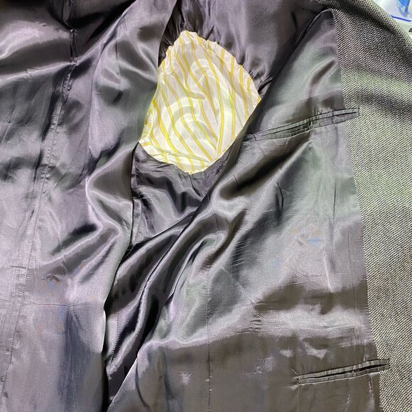 Faconnable Men's 55% Silk 45% Wool 46-47 L us) 58 Eu) Sport Coat Blazer Jacket - Picture 10 of 12